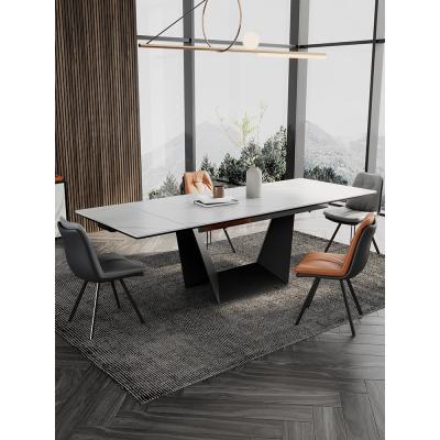 Marble chair combined dining table