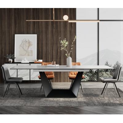 Marble chair combined dining table