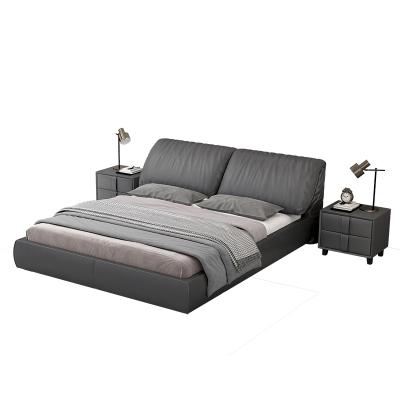 Upholstered double bed