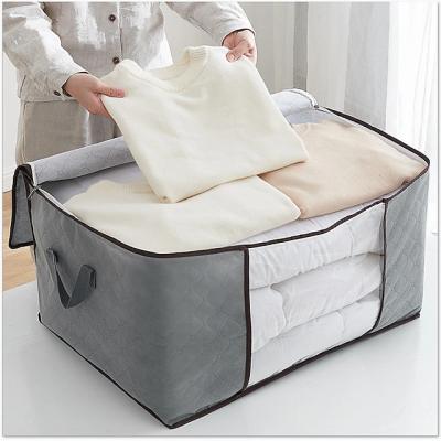 1 large storage bag for clothing storage with reinforced handles, bedding