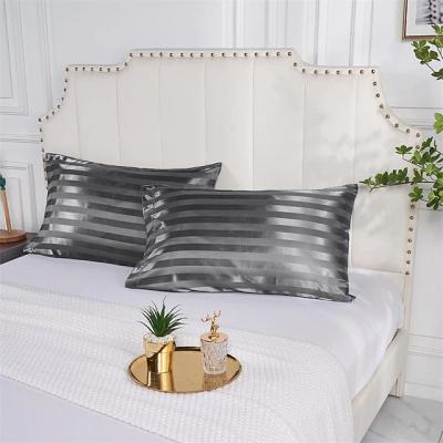 2 Pcs Satin Satin Pillowcase P...